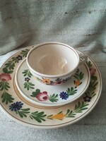 Villeroy&Boch "Tirol" dekoros teás szett+lapos tányér