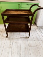 Antique Art Deco Tea Cart in Good Condition with Removable Trays