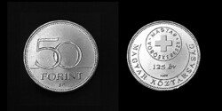 50 forint 2006 - 125 ÉVES A MAGYAR VÖRÖSKERESZT - UNC tükörveret