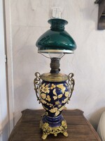 GYÖNYÖRŰ , ANTIK Rudolf Dietmair ZNAIM, ASZTALI LÁMPA  MAJOLIKA!  EXTRA LUXUS  VIDEÓ IS!. 1880-as év