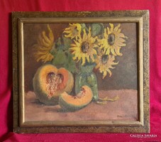 Hradil Alajos (1887 - 1981) : Csendélet