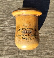 1900 körüli német feliratos fa persely