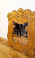 Vintage Carved Wall Mirror
