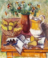 Ilosvai Varga István ( 1895 - 1978 ) Forró nyári csendélet