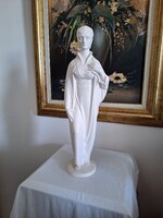 Kelemen Kristóf  Női Biszkvit Porcelán Szobor