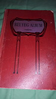 Antik Tolnai bélyegalbum kezdő bélyeggyűjtők használatára könyv, SOK BÉLYEGGEL képek szerint