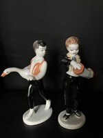 Hollóházi Lúdas Matyi és Harmonikás fiú