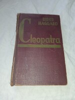 Rider Haggard - Cleopatra - Tolnai Nyomdai Műintézet antik könyv