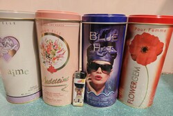 Négy Illat, Egy Szerelem – Vintage Parfümös Doboz Szett