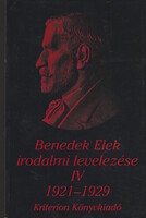 Szabó Zsolt(szerk.): Benedek Elek irodalmi levelezése IV. 1921-1929