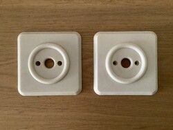 Régi fehér villanykapcsoló burkolat