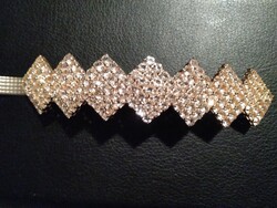 Csodaszép  régi strasszos hajcsat