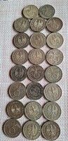 23 x 5 Reichsmark Germany 1935 - 1939 ezuest silver