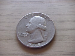 25 Cent  1/4 Dollár 1965   USA   3
