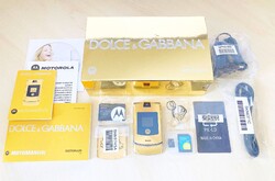 Motorola Razr V3i - Dolce & Gabbana - Arany V3 - Új - Dobozos - Fóliás