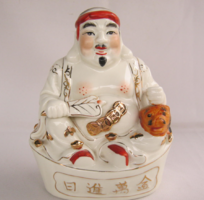 Szerencsehozó  bölcs porcelán szobor