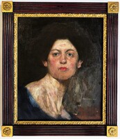 Karlovszky Bertalan ( 1858 - 1938 ) Fiatal lány