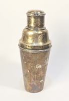 Gyönyörű vintage, ezüstözött régi shaker
