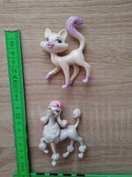 MATTEL BARBIE Poodle Dog and Cat MATTEL 2009 Inscription on the Belly