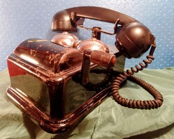 Retró kurblis telefon... fém házas 1.8 kg nem hibás
