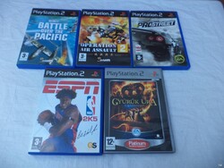 5db PS2 játék, NFS, Gyűrűk Ura (5423)