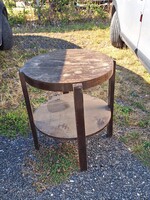 1930-40 k- BAUHAUS/ART DECO DEBRECENI THONET? DOHÁNYZÓ ASZTAL eredeti állapot