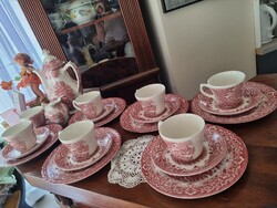 Staffordshire angol reggeliző vagy vacsorázó készlet