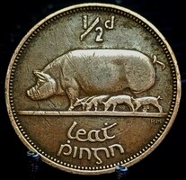 Írország ½ penny, 1943 A11D3