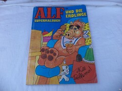 Retro ALF kifestőkönyv, magyar nyomás, 1988 (5516)