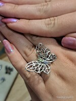 Eredeti tanzanit es rhodolit gránát dragaköves  gyűrű