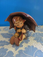 Hummel- GOEBEL  figura UMBRELLA GIRL, ernyős kislány