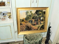 Szignózott olaj festmény