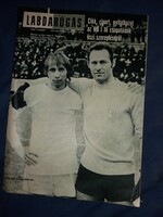 1973. december LABDARÚGÁS magyar labdarúgó újság magazin a képek szerint