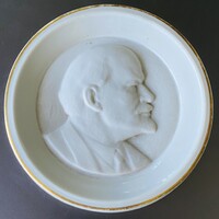 Herendi Lenin portrét ábrázoló dísztányér