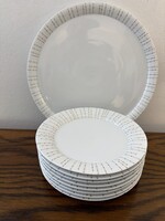 Rosenthal Tapio Wirkkala tervezte, aranysugaras torta/süteményes készlet