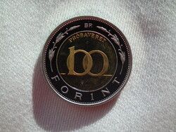 1996 PROOF (tükörveret) bikolor 100 Forint PRÓBAVERET