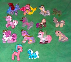 Minőségi Filly póny és My Little póny kisebb figurák gyűjteménye 14 db EGYBEN a képek szerint