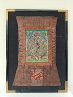 Antik thanka tibeti buddhista Tibet Buddha buddhizmus thangka keretben 949 3146