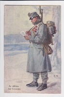 I.vh katonai képeslap: "Az előőrs"