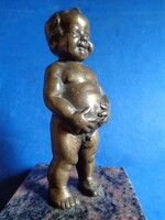 ANTIK BRONZ SZOBOR " ÖCSIKE "