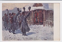 I.vh katonai képeslap: "Tábornoki látogatás"