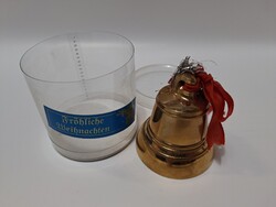 Réz csengő, Precíziós öntöde Csepel, 6 cm