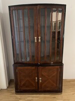 Vitrin .szecessziós árt deco vitrin.paliszander