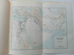 2 db antik Közel-Kelet térkép. 1920, 30-as, 40-es évek. Cseh nyelvű.