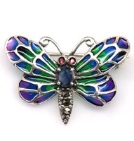 Valodi Rubin Zafir Markazit 925 Ezust Bross