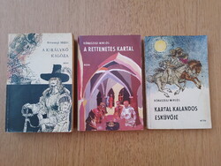 Könyvcsomag: A királynő kalóza / A rettenetes Kartal / Kartal kalandos esküvője (Rónaszegi Miklós)