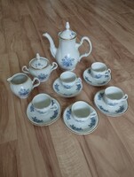 Bernadotte csehszlovák porcelán kávéskészlet