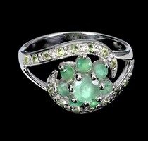 56 os Valodi Smaragd 925 Ezust Gyürű
