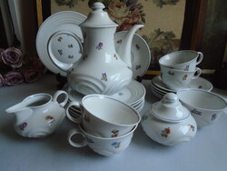 Weimari  új,   finom porcelán teás-kávés   készlet.