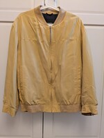 Pierre Cardin férfi 50-es selyem anyagú , bomber fazonú dzseki, üzleti dzseki, kis kabát